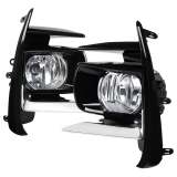2018-2019 Toyota Sienna 12V/55W H11 Fog Lights Kit Chrome Housing/Clear Lens