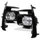 2018-2019 Toyota Sienna 12V/55W H11 Fog Lights Kit Chrome Housing/Clear Lens