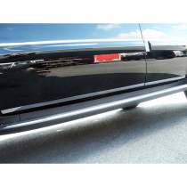 2007-2014 Chevrolet Suburban Stainless Rocker Panel Trim 4 Pcs