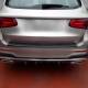 2016-2022 Mercedes GLC Class X253 Rear Bumper Sill Cover Guard ABS Black