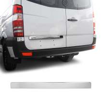 2006-2018 Mercedes Sprinter W906 Chrome Trunk Door Trim Cover Stainless Steel Silver