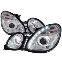 1998-2005 Lexus GS300/GS400/GS430 Halo Projector Headlights LED Light Chrome