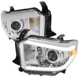 2014-2021 Toyota Tundra LED Turn Signal LED Bar Projector Headlights Chrome