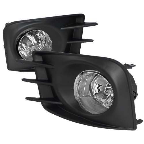 2011-2013 Scion tC H11 Fog Lights Kit Chrome Housing/Clear Lens