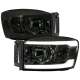 2006-2008 Dodge RAM 1500/ RAM 2500 3500 LED Factory Crystal Headlights Chrome