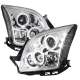 2006-2009 Ford Fusion Dual Halo Projector Headlights Chrome/Clear Lens