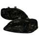 1999-2000 Honda Civic Factory Style Crystal Headlights Chrome/Smoke Lens