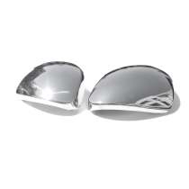 2017-2018 VW Tiguan Limited Side Mirror Cover Caps Stainless Steel Silver 2 Pcs