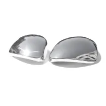 2017-2018 VW Tiguan Limited Side Mirror Cover Caps Stainless Steel Silver 2 Pcs