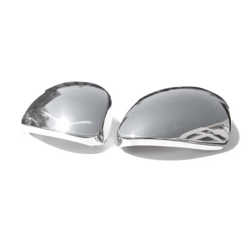 2017-2018 VW Tiguan Limited Side Mirror Cover Caps Stainless Steel Silver 2 Pcs
