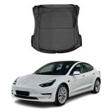 2017-2025 Tesla Model 3 Cargo Mats Liner TPE All Weather Black 1 Pcs