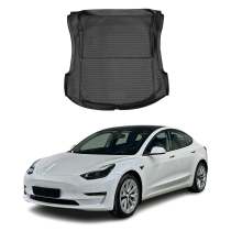 2017-2025 Tesla Model 3 Cargo Mats Liner TPE All Weather Black 1 Pcs