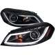 2006-2013 Chevy Impala / Impala Limited /Monte Carlo LED Bar Headlights Black