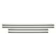 2014-2018 Chevrolet Silverado 2500 Side Door Molding Trim Stainless Steel Silver 4 Pcs