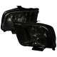 2005-2009 Ford Mustang Factory Style Headlights Chrome Housing/Smoke Lens