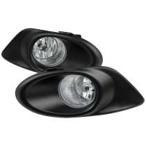2008-2010 Honda Accord Sedan H11 Fog Lights Kit Chrome Housing/Clear Lens