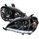 2002-2005 Mercedes Benz W163 ML Class Projector Headlights SMD LED Light Black