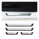Mitsubishi Mirage Door Sill Scuff Plate Scratch Protector Exclusive Brushed Stainless Steel 4Pcs