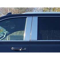 2021-2025 Chevrolet Tahoe Stainless Steel Pillar Trim 4 Pcs