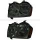 2005-2007 Jeep Grand Cherokee Factory Style Headlights Chrome/Smoke Lens