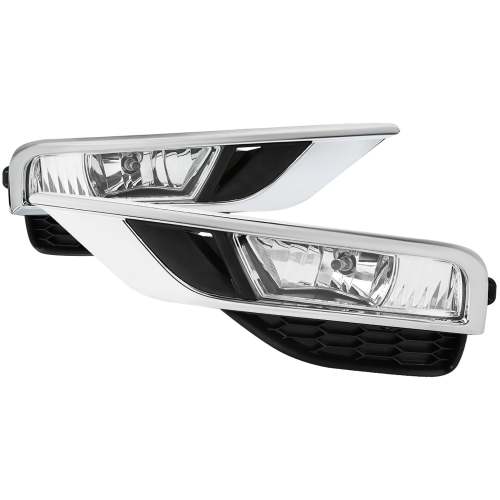 2015-2016 Honda CR-V H8 Fog Lights Switch & Wiring Harness Chrome Housin/Clear