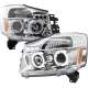 2004-2015 Nissan Titan/ 2004-2007 Armada Dual Halo Projector Headlights Chrome