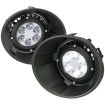 2010-2013 Chevy Camaro LED Fog Lights Kit Switch & Wiring Harness Chrome/Clear