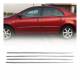 2003-2008 Toyota Corolla Window Molding Trim Streamer Stainless Steel Silver 4 Pcs