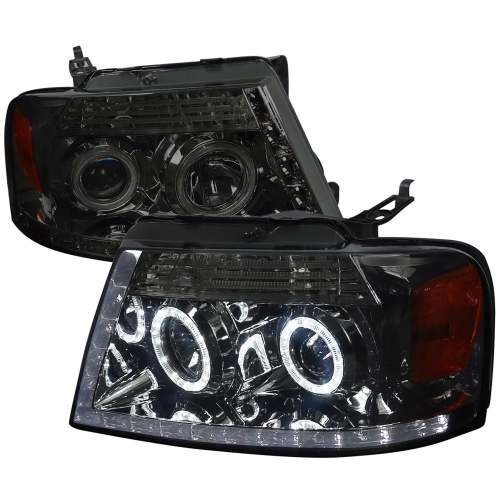2004-2008 Ford F-20150/ 06-2008 Lincoln Mark LT Dual Halo Headlights LED Light