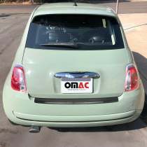 2012-2016 Fiat 500 Rear Bumper Guard Carbon Fiber Black