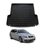 2006-2011 BMW 3 Series E91 Touring Cargo Liner Trunk Mat All Weather Black