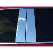 2019-2025 Chevrolet Silverado Stainless Steel Pillar Trim 4 Pcs