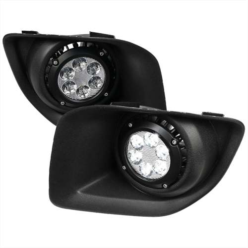 2015-2018 GMC Canyon 6-LED Fog Lights Kit Chrome Housing/Clear Lens