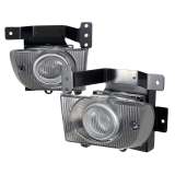 1992-1995 Honda Civic Sedan H3 Fog Lights Kit Switch & Wiring Harness Chrome