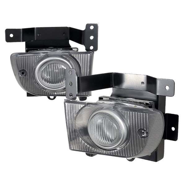 1992-1995 Honda Civic Sedan H3 Fog Lights Kit Switch & Wiring Harness Chrome