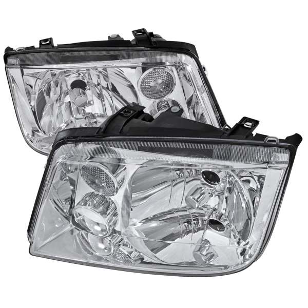 1999-2005 VW Jetta/Bora Mk4 V3 Factory Style Headlights Chrome/Clear Lens