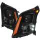 2010-2016 Cadillac SRX Projector Headlights Matte Black Housing/Clear Lens