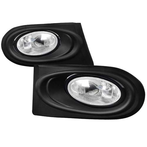 2002-2004 Acura RSX H11 Fog Lights Kit Chrome Housing/Clear Lens