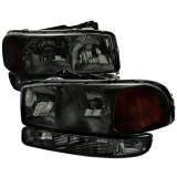 1999-2007 GMC Sierra/ Yukon/Yukon XL Factory Crystal Headlights Amber & Smoke