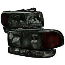 1999-2007 GMC Sierra/ Yukon/Yukon XL Factory Crystal Headlights Amber & Smoke