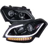 2010-2011 Kia Soul Projector Headlights LED Light Bar&LED Signal Lights Smoke
