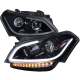 2010-2011 Kia Soul Projector Headlights LED Light Bar&LED Signal Lights Smoke