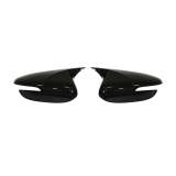 2014-2018 Kia Forte Side Mirror Cover Caps Sedan Piano Black 2 Pcs
