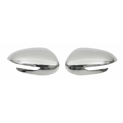 2017-2022 Kia Sportage Side Mirror Cover Caps Stainless Steel Silver 2 Pcs