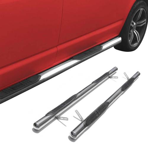 2015-2024 Jeep Renegade Running Boards Side Steps Silver