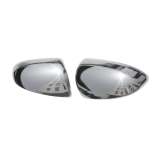 2007-2015 Smart ForTwo Side Mirror Cover Caps Stainless Steel Silver 2 Pcs
