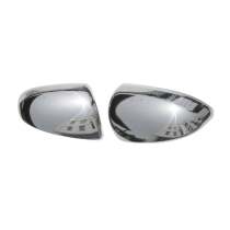 2007-2015 Smart ForTwo Side Mirror Cover Caps Stainless Steel Silver 2 Pcs