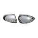 2007-2015 Smart ForTwo Side Mirror Cover Caps Stainless Steel Silver 2 Pcs