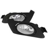 2001-2003 Honda Civic Coupe/Sedan H11 Fog Lights Kit Chrome/Clear Lens