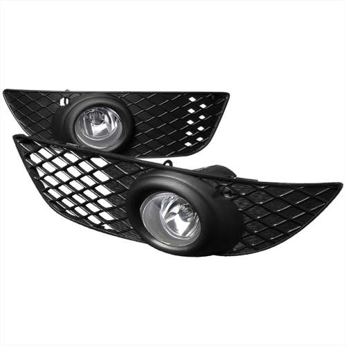 2008-2012 Mitsubishi Lancer H11 Fog Lights Kit Chrome Housing/Clear Lens